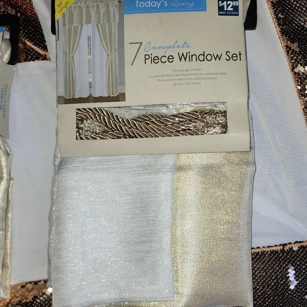 Today's living complete 14 pc window set